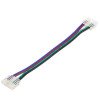 Užspaudžiama 2-jų galų jungtis su laidu COB RGB 10mm LED juostai