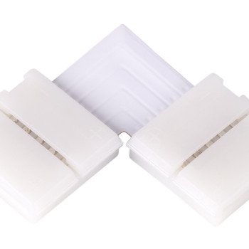 Kampinis sujungimas baltas LED juostai