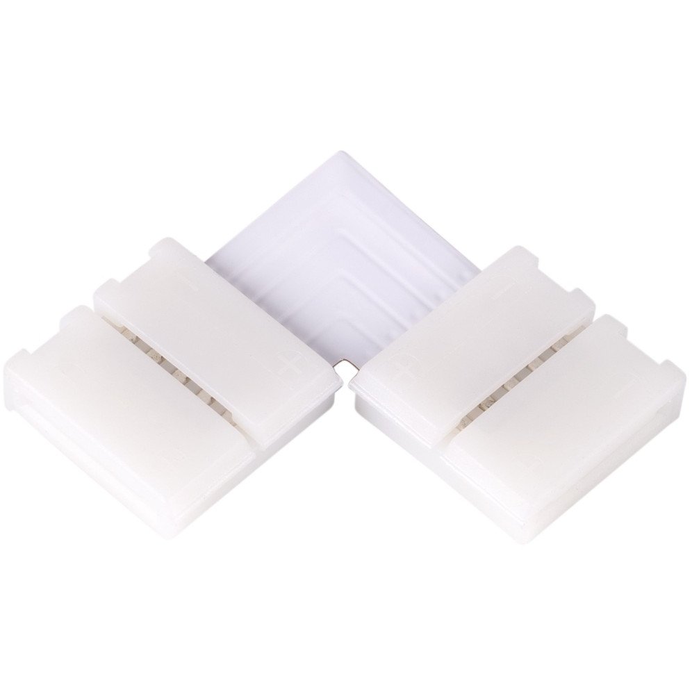 Kampinis sujungimas baltas LED juostai