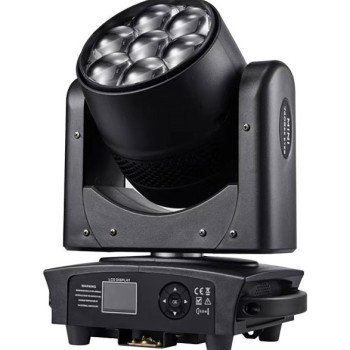 LED spindulio, judantis prožektorius, 7x40W, Big Eye, mini LED spindulio, judantis prožektorius, 7x40W, Big Eye, mini