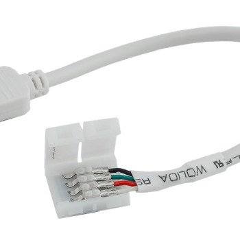 Lankstus sujungimas su adatėlėmis LED RGB juostai