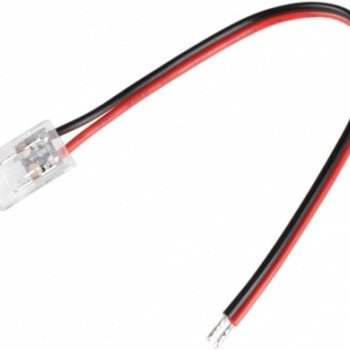 1 galo jungtis LED COB juostai 8mm 1 galo jungtis LED COB juostai 8mm
