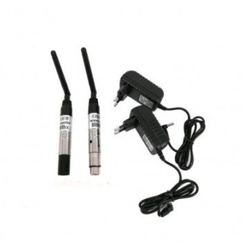 Belaidė siųstuvas/imtuvas sistema, DMX512