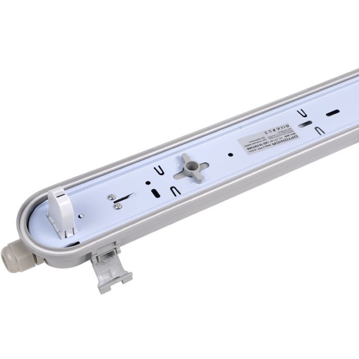 Šviestuvas T8 LED lempai 1*60cm su vieno galo maitinimu Šviestuvas T8 LED lempai 1*60cm su vieno galo maitinimu