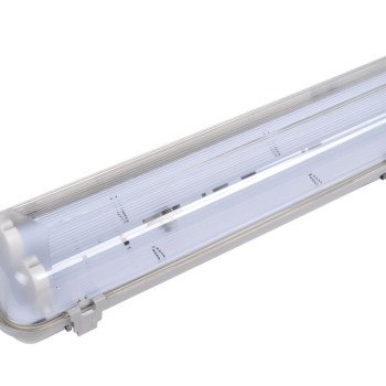 Šviestuvas T8 LED lempai 2*60cm su vieno galo maitinimu