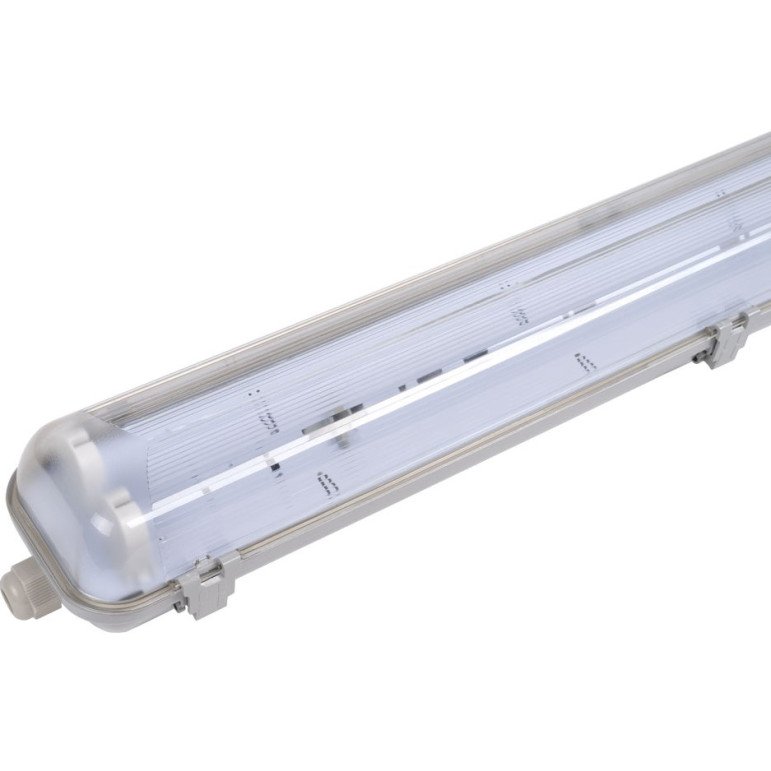 Šviestuvas T8 LED lempai 2*60cm su vieno galo maitinimu Šviestuvas T8 LED lempai 2*60cm su vieno galo maitinimu