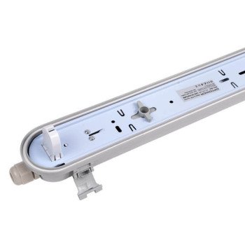 Šviestuvas T8 LED lempai 1*120cm su vieno galo maitinimu Šviestuvas T8 LED lempai 1*120cm su vieno galo maitinimu