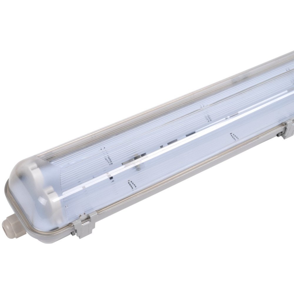 Šviestuvas T8 LED lempai 2*150cm su vieno galo maitinimu Šviestuvas T8 LED lempai 2*150cm su vieno galo maitinimu