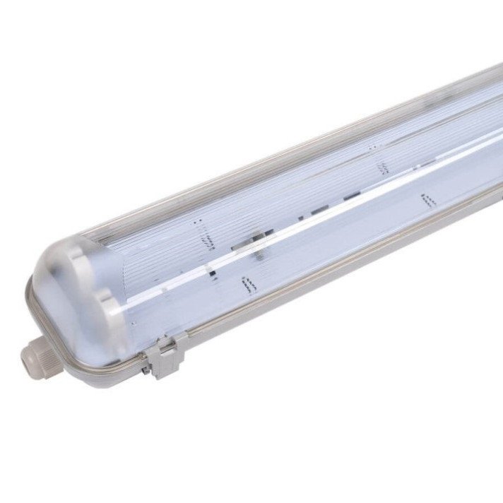 Šviestuvas T8 LED lempai 2*150cm su vieno galo maitinimu Šviestuvas T8 LED lempai 2*150cm su vieno galo maitinimu