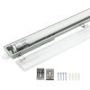 Šviestuvas su T8 LED lempa, 9W (1*9W), šalta balta šviesa Šviestuvas su T8 LED lempa, 9W (1*9W), šalta balta šviesa