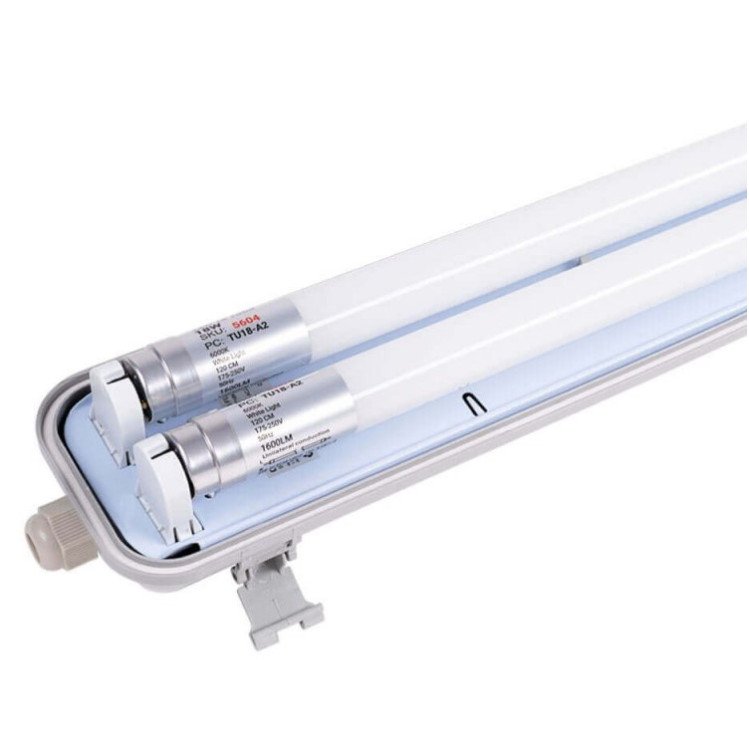 Šviestuvas su T8 LED lempa, 36W (2*18W), neutrali balta šviesa