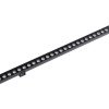 LED sieninis šviestuvas, pailgas, juodas, 36W, šalta balta šviesa