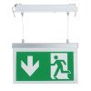 LED evakuacinis šviestuvas, 2W, 3 val., pakabinamas, su užrašu LED evakuacinis šviestuvas, 2W, 3 val., pakabinamas, su užrašu