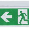 LED evakuacinis šviestuvas, 2W, 3 val., lubinis, įleidžiamas, su rodykle