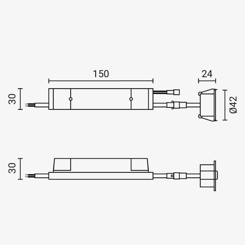 LED avarinis šviestuvas, 3W, 40Lm/W, 3 val.