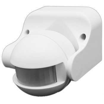 PIR daviklis, 12m, 180°, IP44, baltas