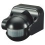 PIR daviklis, 12m, 180°, IP44, juodas