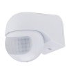 PIR daviklis, 12m, 180°, IP54, baltas