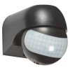 PIR daviklis, 12m, 180°, IP54, juodas PIR daviklis, 12m, 180°, IP54, juodas