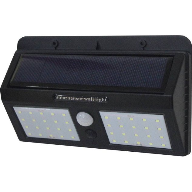 LED sieninis šviestuvas, juodas, 1.5W, šalta balta šviesa
