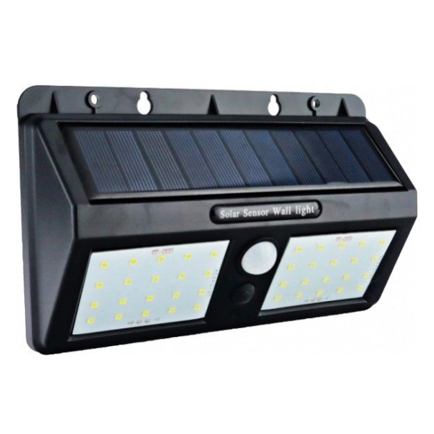 LED sieninis šviestuvas, juodas, 1.5W, šalta balta šviesa