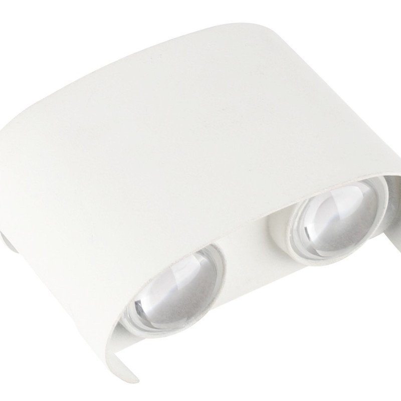 LED sieninis šviestuvas, baltas, 4W, šilta balta šviesa