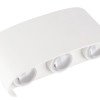 LED sieninis šviestuvas, baltas, 6W, šilta balta šviesa