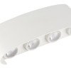 LED sieninis šviestuvas, baltas, 8W, šilta balta šviesa