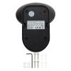 LED sieninis šviestuvas, juodas, apvalus, pasukamas, 12W, šilta balta šviesa LED sieninis šviestuvas, juodas, apvalus, pasukamas, 12W, šilta balta šviesa