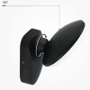 LED sieninis šviestuvas, juodas, apvalus, pasukamas, 12W, šilta balta šviesa LED sieninis šviestuvas, juodas, apvalus, pasukamas, 12W, šilta balta šviesa