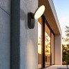 LED sieninis šviestuvas, juodas, apvalus, pasukamas, 12W, šilta balta šviesa LED sieninis šviestuvas, juodas, apvalus, pasukamas, 12W, šilta balta šviesa
