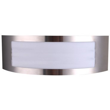 LED sieninis šviestuvas, nerūdyjantis plienas, 1 lizdas, Max 16W