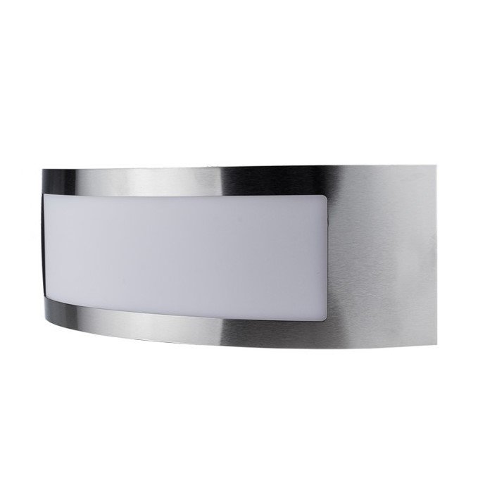 LED sieninis šviestuvas, nerūdyjantis plienas, 1 lizdas, Max 16W