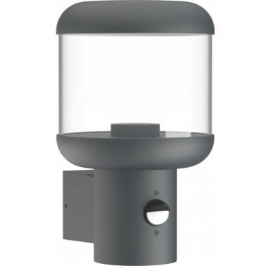 LED sieninis Up šviestuvas, tamsiai pilkas, PIR jutiklis LED sieninis Up šviestuvas, tamsiai pilkas, PIR jutiklis