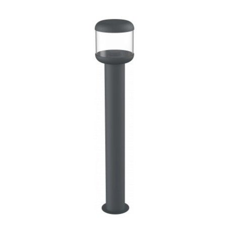 LED vejos lempa, 75cm, tamsiai pilka