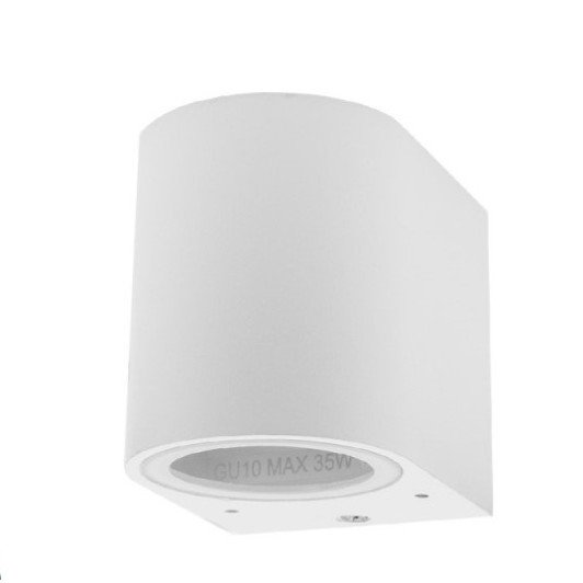 LED sieninis šviestuvas, baltas, cilindrinis, 1 lizdas, Max 35W LED sieninis šviestuvas, baltas, cilindrinis, 1 lizdas, Max 35W