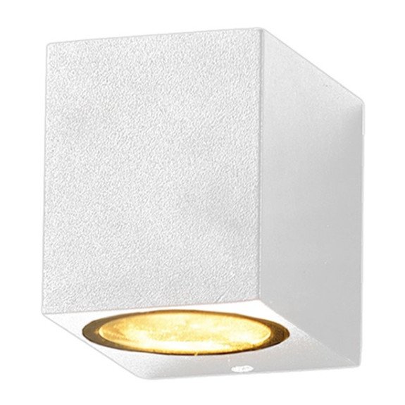 LED sieninis šviestuvas, baltas, kvadratinis, 1 lizdas, Max 35W LED sieninis šviestuvas, baltas, kvadratinis, 1 lizdas, Max 35W