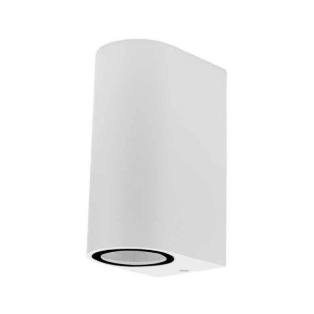 LED sieninis šviestuvas, baltas, cilindrinis, 2 lizdai, Max 35W LED sieninis šviestuvas, baltas, cilindrinis, 2 lizdai, Max 35W