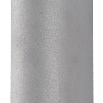 LED sieninis šviestuvas, sidabrinis, cilindrinis, 2 lizdai, Max 35W