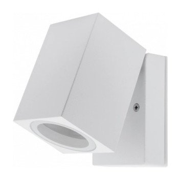 LED sieninis šviestuvas, baltas, stačiakampis, 1 lizdas, Max 35W