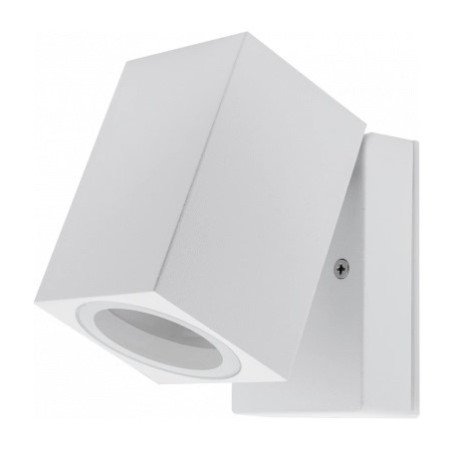 LED sieninis šviestuvas, baltas, stačiakampis, 1 lizdas, Max 35W