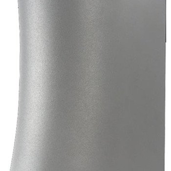 LED sieninis šviestuvas, sidabrinis, cilindrinis, lenktas, 2 lizdai, Max 35W
