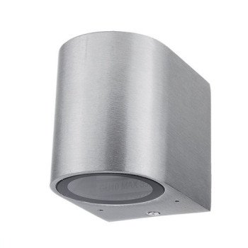 LED sieninis šviestuvas, poliruotas metalas, 1 lizdas, Max 35W