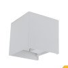 LED sieninis šviestuvas, baltas, kvadratinis, reguliuojamas spindulys, 12W, neutrali balta šviesa