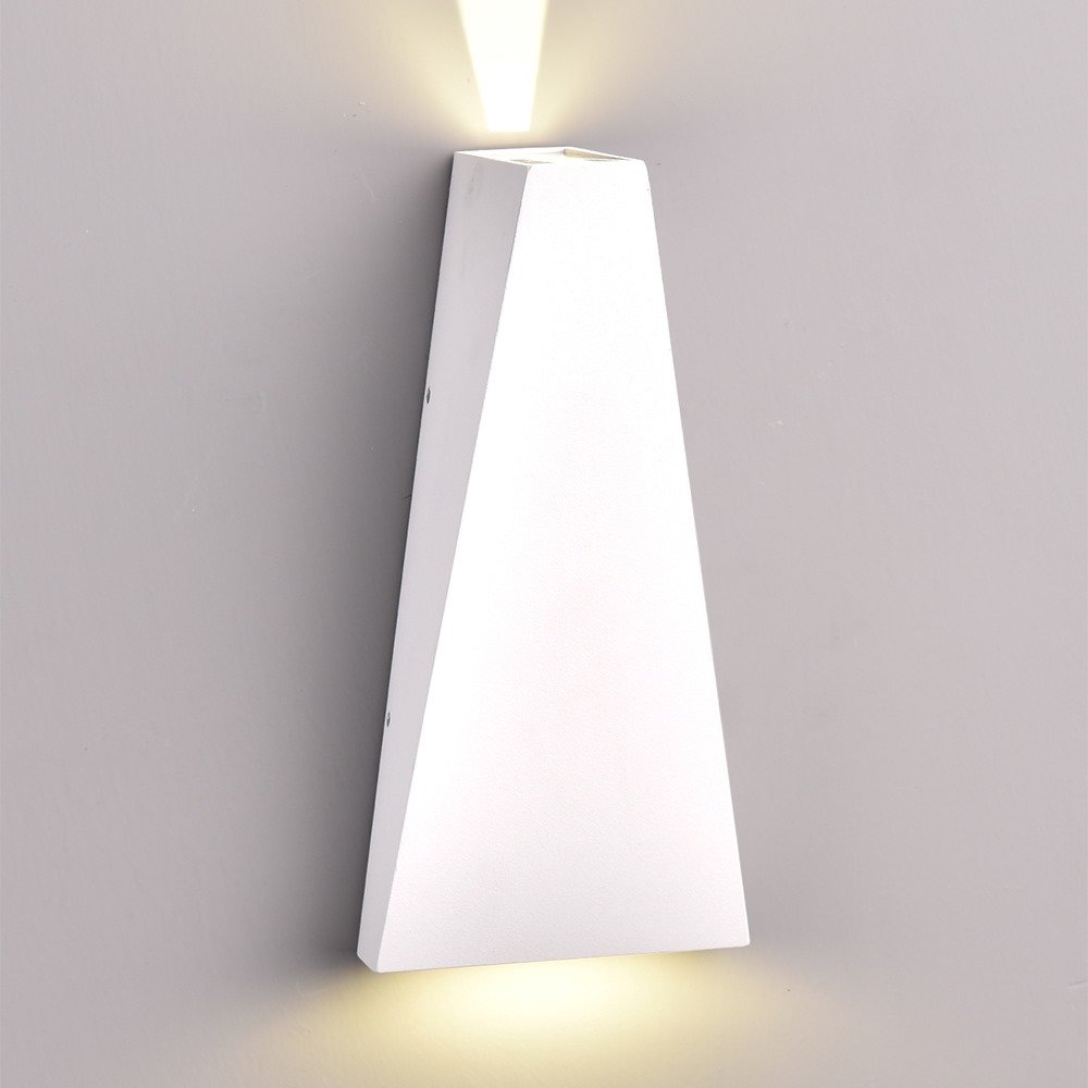 LED sieninis šviestuvas, baltas, 6W, neutrali balta šviesa LED sieninis šviestuvas, baltas, 6W, neutrali balta šviesa