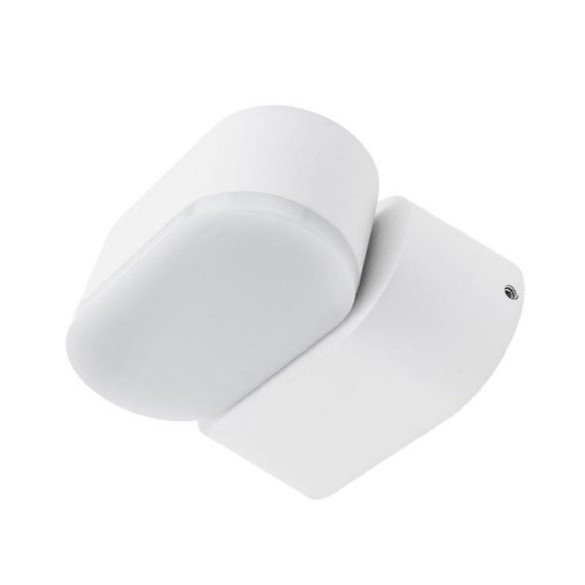 LED sieninis šviestuvas, baltas, pasukamas, 6W, šilta balta šviesa LED sieninis šviestuvas, baltas, pasukamas, 6W, šilta balta šviesa