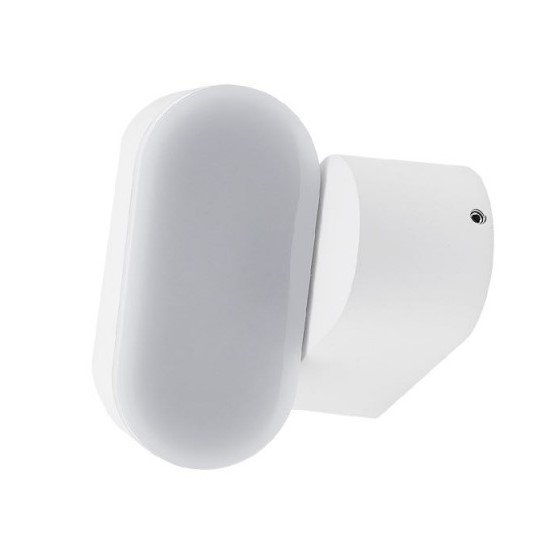 LED sieninis šviestuvas, baltas, pasukamas, 6W, šilta balta šviesa LED sieninis šviestuvas, baltas, pasukamas, 6W, šilta balta šviesa
