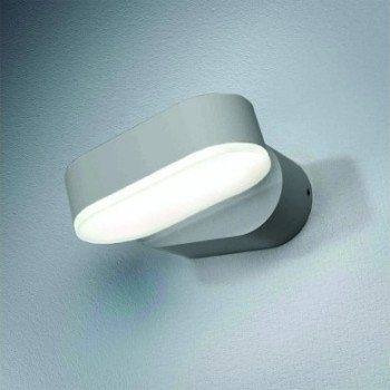 LED sieninis šviestuvas, pilkas, pasukamas, 6W, šilta balta šviesa
