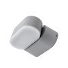 LED sieninis šviestuvas, pilkas, pasukamas, 6W, neutrali balta šviesa