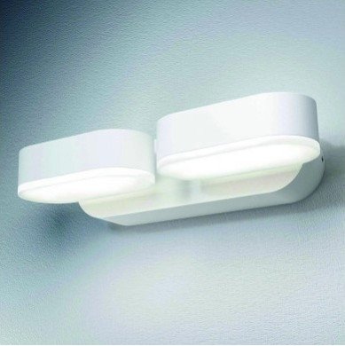 LED sieninis šviestuvas, baltas, pasukamas, 12W, šilta balta šviesa